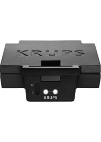 Krups Sandwichmaker »fdk452«, 850 W, Breite Platten, Temperaturkontrollleuchte, Praktischer Griff, Kompakt schwarz, Platzsparend dank vertikaler...