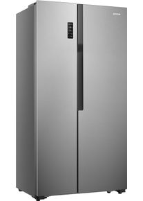 Gorenje Side-By-Side »nrs918em«, nrs918emx, 178,6 Cm Hoch, 91 Cm Breit silberfarben, Nutzinhalt: 508 Liter
