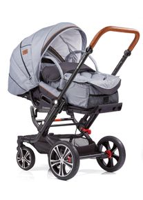 Gesslein Kombi-wagen »f6 Air+ Mit Tragetasche c1 Lift, Eisblau/Graphit«, Design & Handarbeit Aus Deutschland blau, Kinderwagen »F6 Air+« mit...