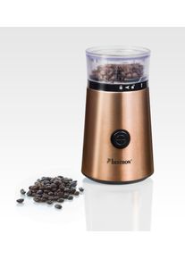 Bestron Kaffeemühle »acg1000co«, 150 W, Schlagmahlwerk, 50 G Bohnenbehälter, Elektrisch, Mit Edelstahl-Schlagmesser, Edelstahl In Kupfer-Optik...