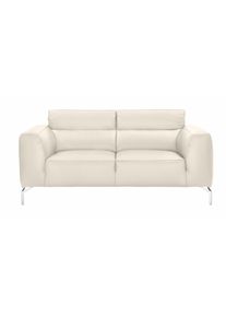 Calia italia 2-Sitzer »Soho«, In Zwei Lederqualitäten beige, Größe B/H/T: 176 cm x 82 cm x 95 cm B/H/T: 176 cm x 82 cm x 95 cm Leder BULL,...