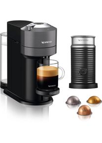 Nespresso Kapselmaschine »Vertuo Next Env 120.Gy Von Delonghi, Dark Grey«, Inkl. Aeroccino Milchaufschäumer Im Wert Von Uvp € 75,- grau, Nespresso...