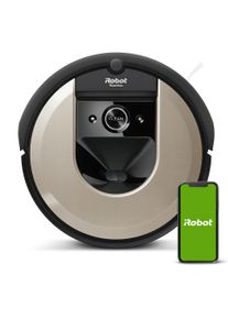 iRobot Saugroboter »® Roomba® i6 (i6158)«, App-/Sprachsteuerung, Einzelraumkaritierung beige, Intelligente VSLAM®-Navigation mit Kartierung