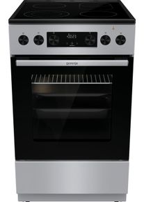 Gorenje Elektro-Standherd »Gecs5C7«, Gecs5C70Spaot, Aqua Clean silberfarben, Energieeffizienzklasse A (A+++ bis D)