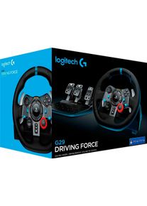 Logitech G Gaming-Lenkrad »ps5 g29 Driving Force + Gran Tourismo 7« schwarz, Das G29 Driving Force Gaming-Lenkrad Kompatibel mit PS3, PS4, PS5 und PC.