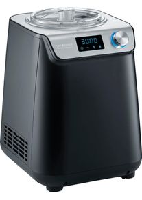 Severin Eismaschine »Ez 7407«, 1,2 L, 135 W, Inkl. Automatischer Keep-Cooling-Funktion schwarz, Platzsparendes Slim-Design, kaum breiter als ein...