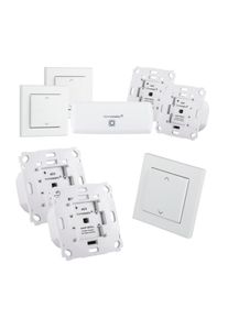 HomeMatic Smart-Home Starter-Set »Beschattung Xl« weiß , Smarte Steuerung zu jeder Tageszeit