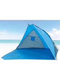 EXPLORER Strandmuschel »Strandmuschel, Verschließbar« blau, Größe B/H/L: 120 cm x 120 cm x 270 cm - B/H/L: 120 cm x 120 cm x 270 cm, UV Standard...