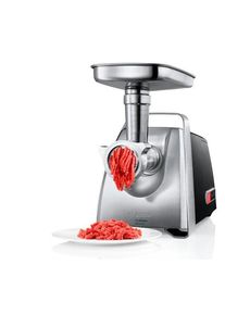 Bosch Fleischwolf »Propower mfw68660«, 800 W, Wurstaufsatz, 3 Edelstahl Loch-Scheiben, Stopfer, Kebbe-Aufsatz schwarz, Starker Motor 800 Watt und...