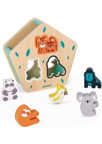 Janod Lernspielzeug »Wwf® Sortier- & Steckspiel - Tiere«, Fsc®- Schützt Wald - Weltweit bunt, WWF® Sortier- & Steckspiel - Tiere