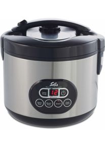 Solis Of Switzerland Reiskocher »Solis Rice Cooker Duo Program, Typ 817« schwarz, Dampfgarer und Reiskocher in einem! Inhalt: 1,2 Liter = 6 Tassen