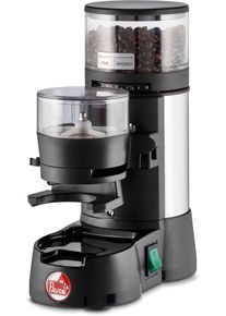 La Pavoni Kaffeemühle »lpgjdl01eu«, 190 W, Scheibenmahlwerk, 250 G Bohnenbehälter silberfarben, Einstellbarer Mahlgrad
