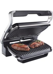 Tefal Kontaktgrill »Optigrill gc705d«, 2000 W, 6 Programme; Passt Temperatur Und Grillzyklus Ans Grillgut An schwarz, Perfekte Grillergebnisse ganz...