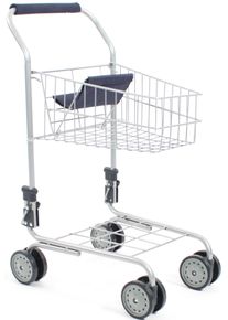 Bayer Chic 2000 chic2000 Spiel-Einkaufswagen »Navy Blue«, Mit Puppensitz blau, Kindereinkaufswagen »Navy blue« mit Puppensitz