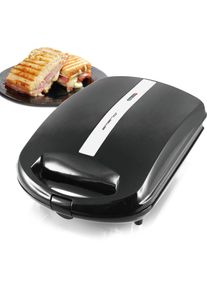 Emerio Sandwichmaker »St-111153 Family«, 1300 W silberfarben, Sandwichmaker für max. 4 XXL Sandwiches