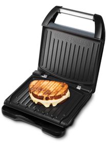 George Foreman Kontaktgrill »Steel Family Fitnessgrill 25041-56 «, 1650 W grau, Reduziert bis zu 42 % Fett - mit Fettauffangschale