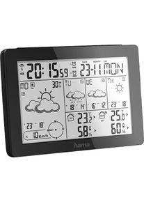 Hama Wetterstation »Wettervorhersage-Center "Meteotime"Wetterstation« schwarz , Zuverlässige, satellitengestützte 4-Tages-Vorhersagen