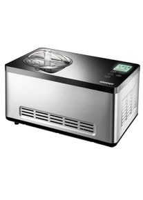 Unold Elektro Unold Eismaschine »Gusto 48845«, 2 L, 180 W schwarz, Vollautomatischer,selbstkühlender Kompressor