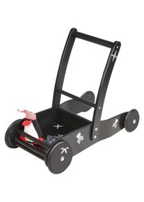 Pinolino® Lauflernwagen »Pirat James« schwarz, Lauflernwagen aus stabilem Holz