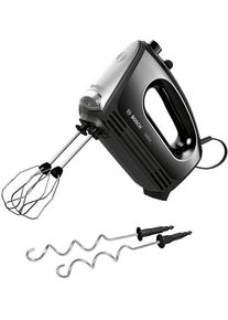 Bosch Handmixer »Clevermixx Spotlight mfq2520b«, 500 W schwarz, LED-Beleuchtung von Schüssel und Teig durch 2 LED Spots