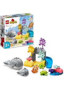 Lego® Konstruktionsspielsteine »Wilde Tiere Des Ozeans (10972)Duplo«, (32 St.) bunt, Jede Menge Spielspaß mit dem Lego DUPLO Meerestier Spielzeug...
