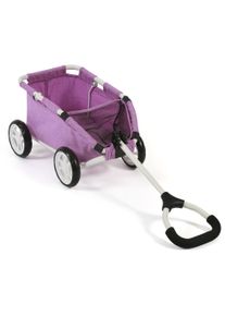 Bayer Chic 2000 chic2000 Puppen Ziehwagen »Skipper, Flieder«, (1 Tlg.) lila, Bollerwagen »Skipper, flieder«