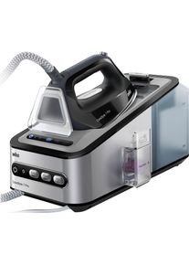 Braun Dampfbügelstation »Carestyle 7 Pro Is 7156 Bk«, Mit Freeglide 3d Bügelsohle silberfarben, Eloxal 3D Plus Bügelsohle