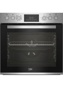Beko Induktions Herd-Set »bbum12340x«, bbum12340x, Mit Teleskopauszug Nachrüstbar, Simple Steam Reinigungsfunktion silberfarben,...