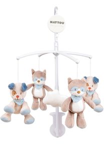 Nattou Mobile »Jim & Bob« bunt, Musik-Mobile »Jim & Bob«
