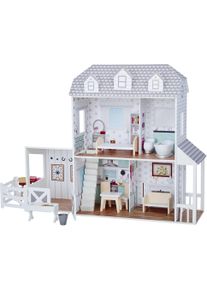 Teamson™ Kids Puppenhaus »Olivia's Little World, Dreamland Farm«, Mit Sound grau, Puppenhaus »Olivia's Little World, Dreamland Farm«