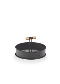 zeller Present Tablett, (1 Tlg.), Ø 20 Cm schwarz, Größe H: 11,6 cm H: 11,6 cm , Dekoratives Serviertablett