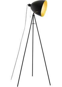 Eglo Stehlampe »Hunningham«, 1 Flammig-Flammig goldfarben, Größe Höhe: 135,5 cm 1 flammig , Stehleuchte »Hunningham«