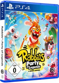 Ubisoft Spielesoftware »Rabbids Party Of Legends«, Playstation 4 bunt, Bis zu 4 Spieler:innen können sich in die ausgelassene Action stürzen.