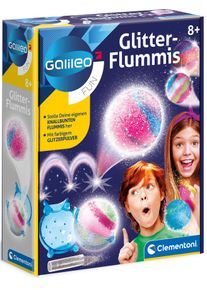 Clementoni® Kreativset »Galileo, Glitter-Flummis« bunt, Ein wissenschaftliches Minilabor, in dem Kinder die „Magie“ der Chemie entdecken können