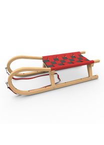 Kathrein Schlitten » Schlitten« rot, Aus Eschenholz