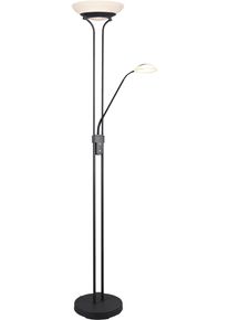 Trio Leuchten Led Stehlampe »Orson«, 1 Flammig-Flammig, Getrennt Schaltbar, Integrierter Dimmer, Memory Funktion schwarz, Größe Höhe: 180 cm 1...