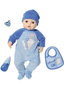 Baby Annabell Babypuppe »Alexander, 43 Cm«, Interaktiv Mit Schlafaugen blau, Baby Annabell Markenspielpuppe mit lebensechten Funktionen