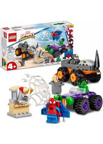 Lego® Konstruktionsspielsteine »Hulks Und Rhinos Truck-Duell (10782)Marvel«, (110 St.) bunt, Monster-Truck-Spielzeug zum Bauen aus der Serie...