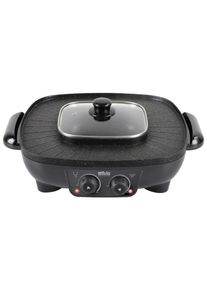 SILVA HOMELINE Raclette Und Fondue-Set »Hp 1038«, 600 W, Thermostatregler 180 – 240 °C schwarz, Hotpot