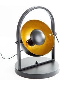 Nino Leuchten Tischleuchte »Ole«, /Goldfarben schwarz, Größe Ø 20 cm Höhe: 32 cm , stylisches Design