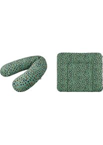 Rotho Babydesign Wickelauflage »Leopard«, (Set, 2 Tlg.), Breit, Inklusive Stillkissen Multi; Made In Europe braun, Größe B/L: 85 cm x 72 cm - B/L:...