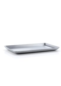 Blomus Tablett »Basic«, (1 Tlg.) silberfarben, Größe B/H/L: 13,10 cm x 1,5 cm x 22 cm B/H/L: 13,10 cm x 1,5 cm x 22 cm , Tablett aus Edelstahl