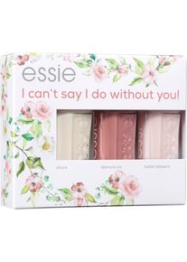 essie Nagellack-Set »Bride Nagellack Set I Can't Say I Do Without You«, (Set, 3 Tlg.) bunt, Pinsel passt sich dem Nagel an