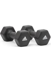 adidas Performance Hantel, 2 X 3 Kg schwarz, Neopren-Beschichtung