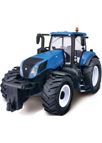 Maisto Tech Rc-Traktor »Traktor New Holland, «, Mit Licht blau, RC-Fahrzeug »Traktor New Holland, blau«