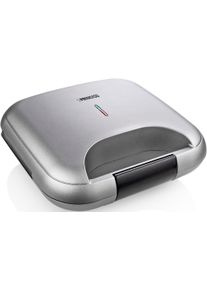 Princess Sandwichmaker »127003 Deluxe«, 750 W, 22X12Cm Bratfläche, 0,85 M Kabellänge, Mit Sicherheitsverschluss grau, Leistungsstarker...