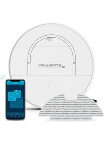 Rowenta Saugroboter »rr9067 X-Plorer Serie 130 Ai«, Ultra-Flaches Design, Saugen Und Wischen, Laser + Kamera-Navigation weiß, XS-Saugroboter mit...