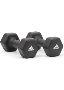 adidas Performance Hantel, 2 X 4 Kg schwarz, Neopren-Beschichtung
