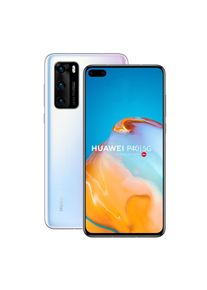 Huawei Smartphone » p40«, weiß, Huawei P40 Dual-SIM Smartphone 128GB 6.1 Zoll (15.5 cm) Dual-SIM Android