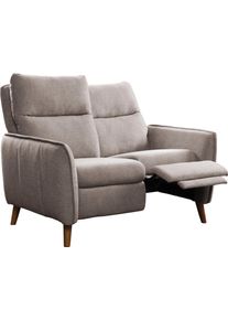 ATLANTIC HOME COLLECTION 2-Sitzer »Neo«, Im Skandinavischem Design Mit 2 Relaxfunktionen Und Taschenfederkern braun, Größe B/H/T: 145 cm x 108 cm x...